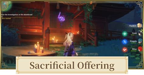 Sacrificial Offering World Quest Walkthrough.